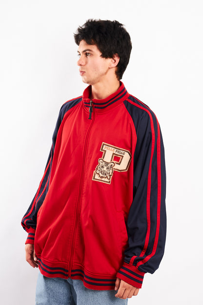 Vintage Y2K Pelle Pelle Big Logo Tiger Track Jacket (XL)