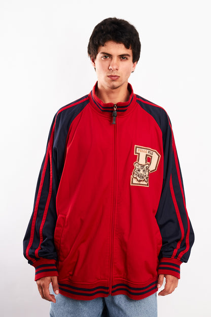 Vintage Y2K Pelle Pelle Big Logo Tiger Track Jacket (XL)