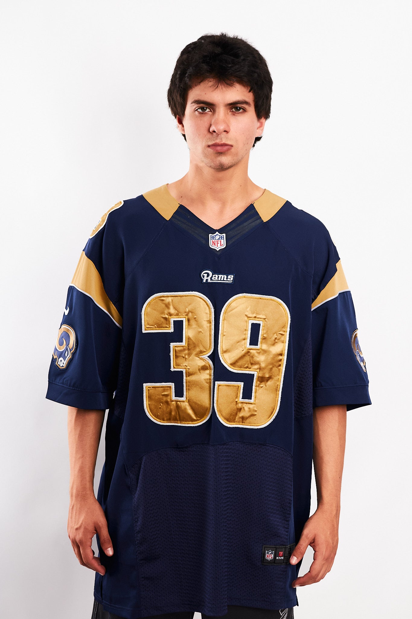 2010 Nike x NFL Los Angeles Rams Rugby Jersey (L/XL)