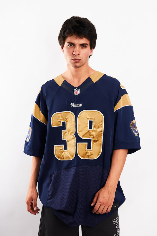 2010 Nike x NFL Los Angeles Rams Rugby Jersey (L/XL)