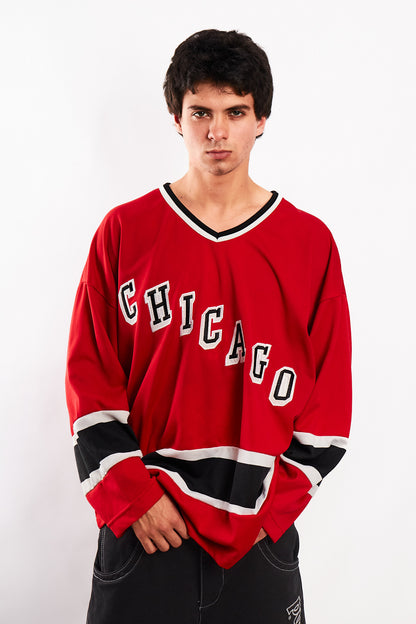 2000 Vintage Southpole Chicago Hockey Jersey (L/XL)