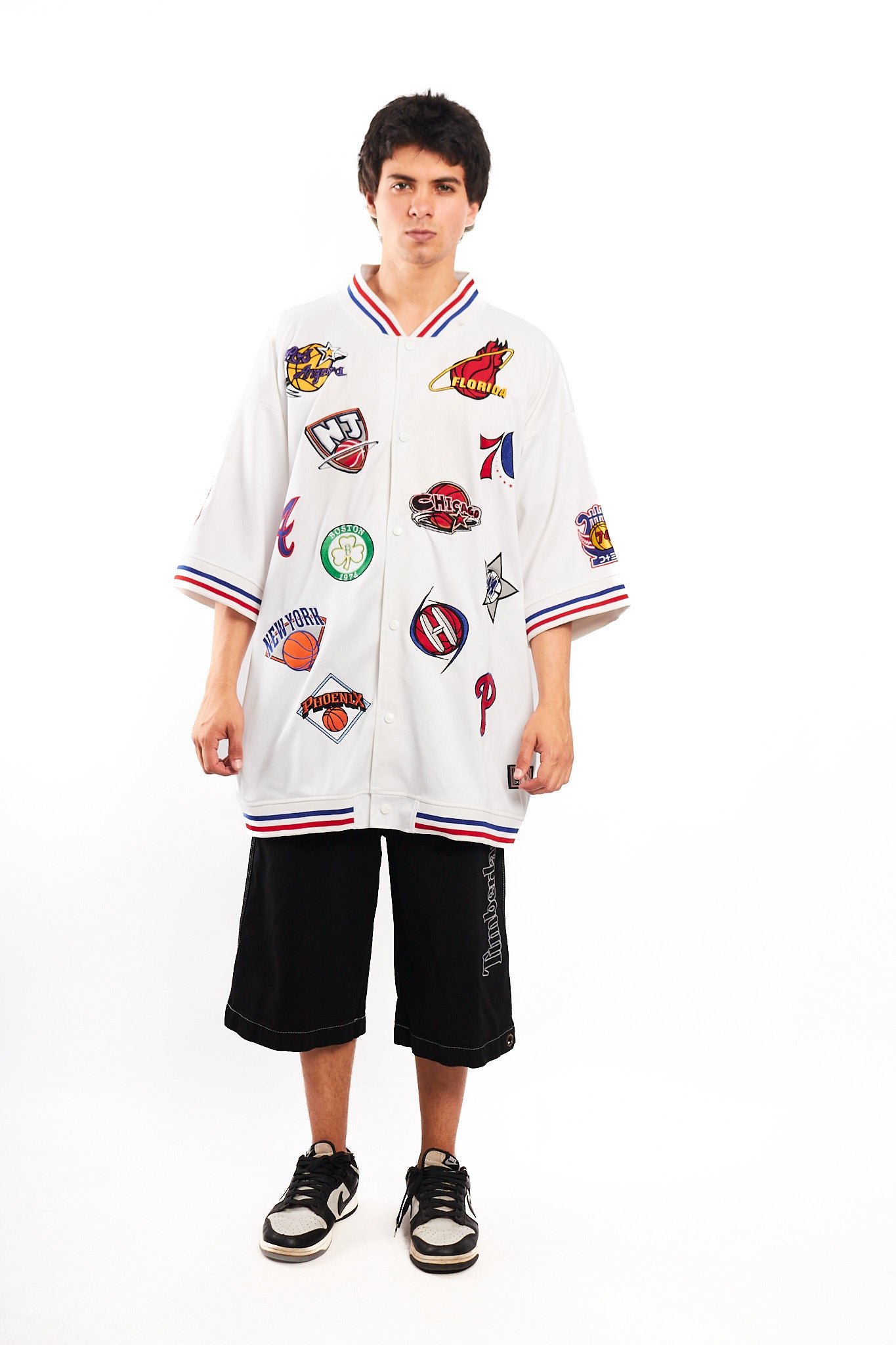 1990 Vintage NBA Patched All Teams Jersey (XL/XXL)