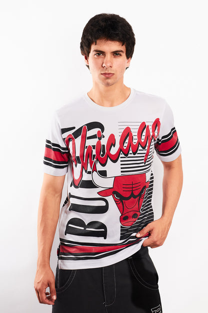 2010 UNK x NBA Chicago Bulls Graphic Tee ( S/M)