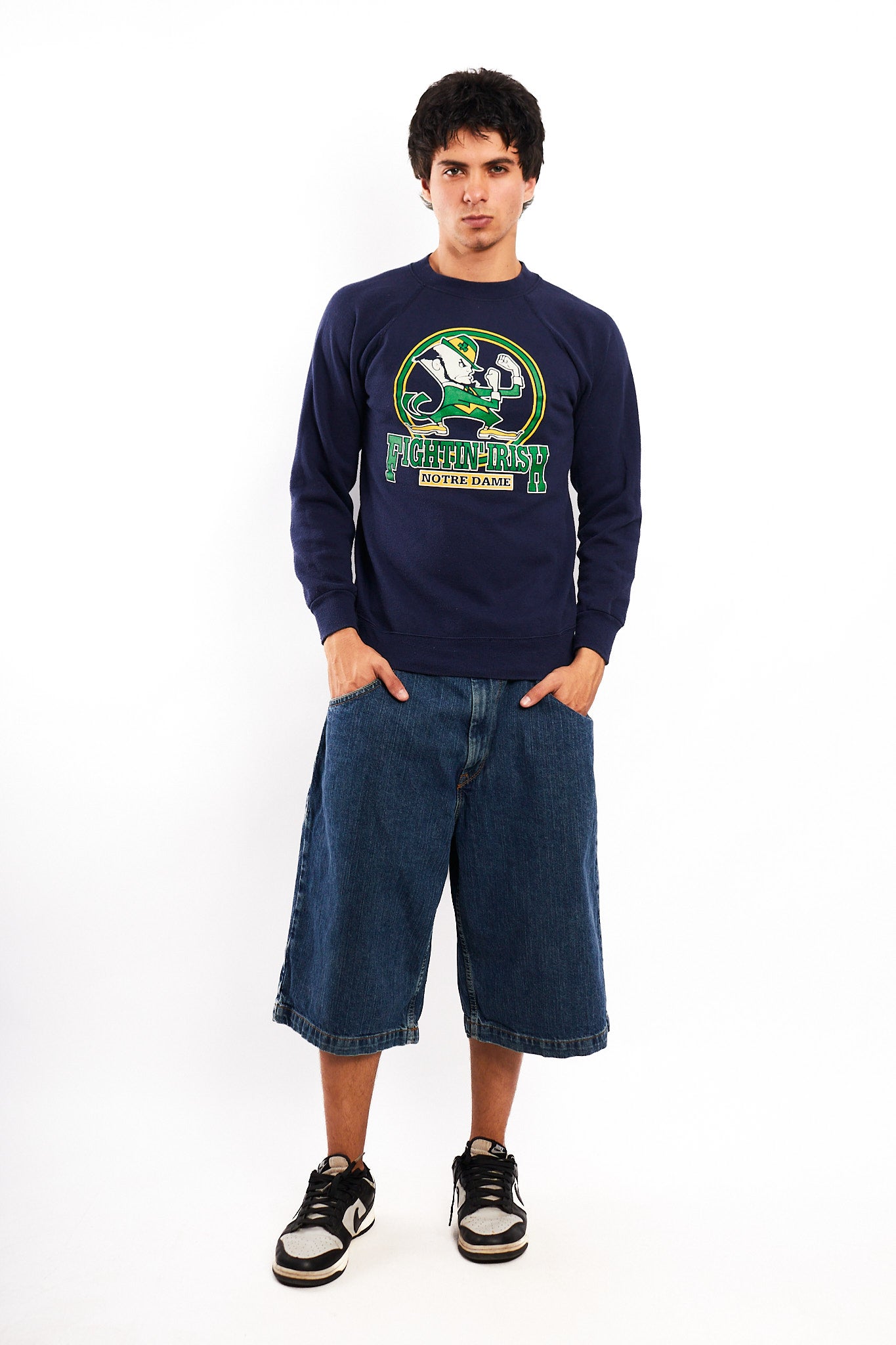 1990 Vintage Notre Dame Fighting Irish Crewneck (S/M)