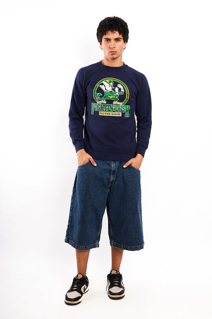 1990 Vintage Notre Dame Fighting Irish Crewneck (S/M)