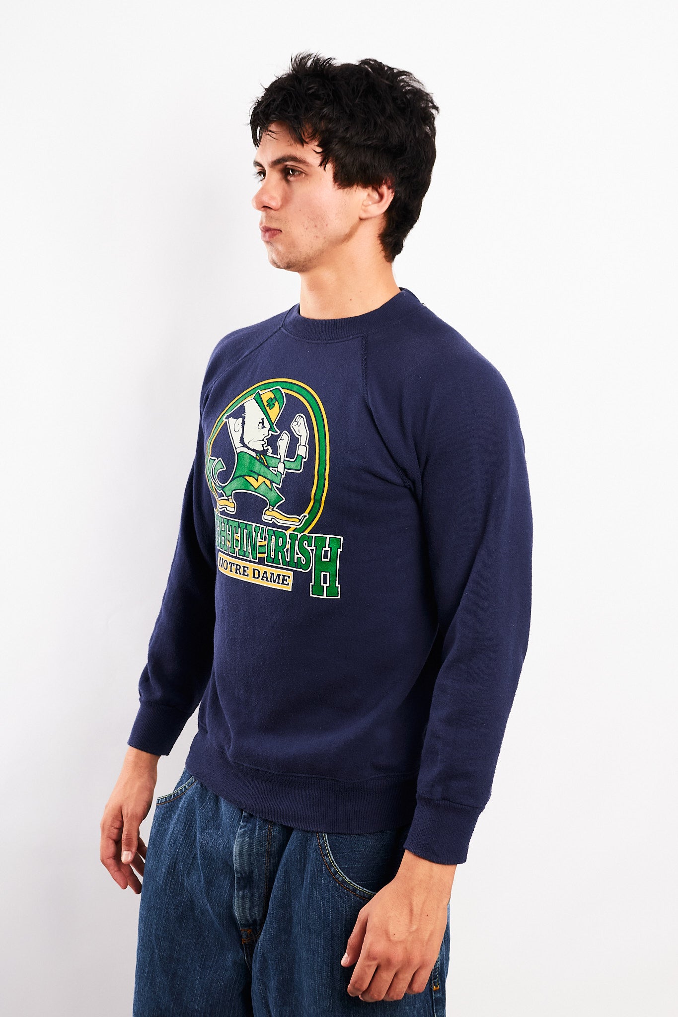1990 Vintage Notre Dame Fighting Irish Crewneck (S/M)