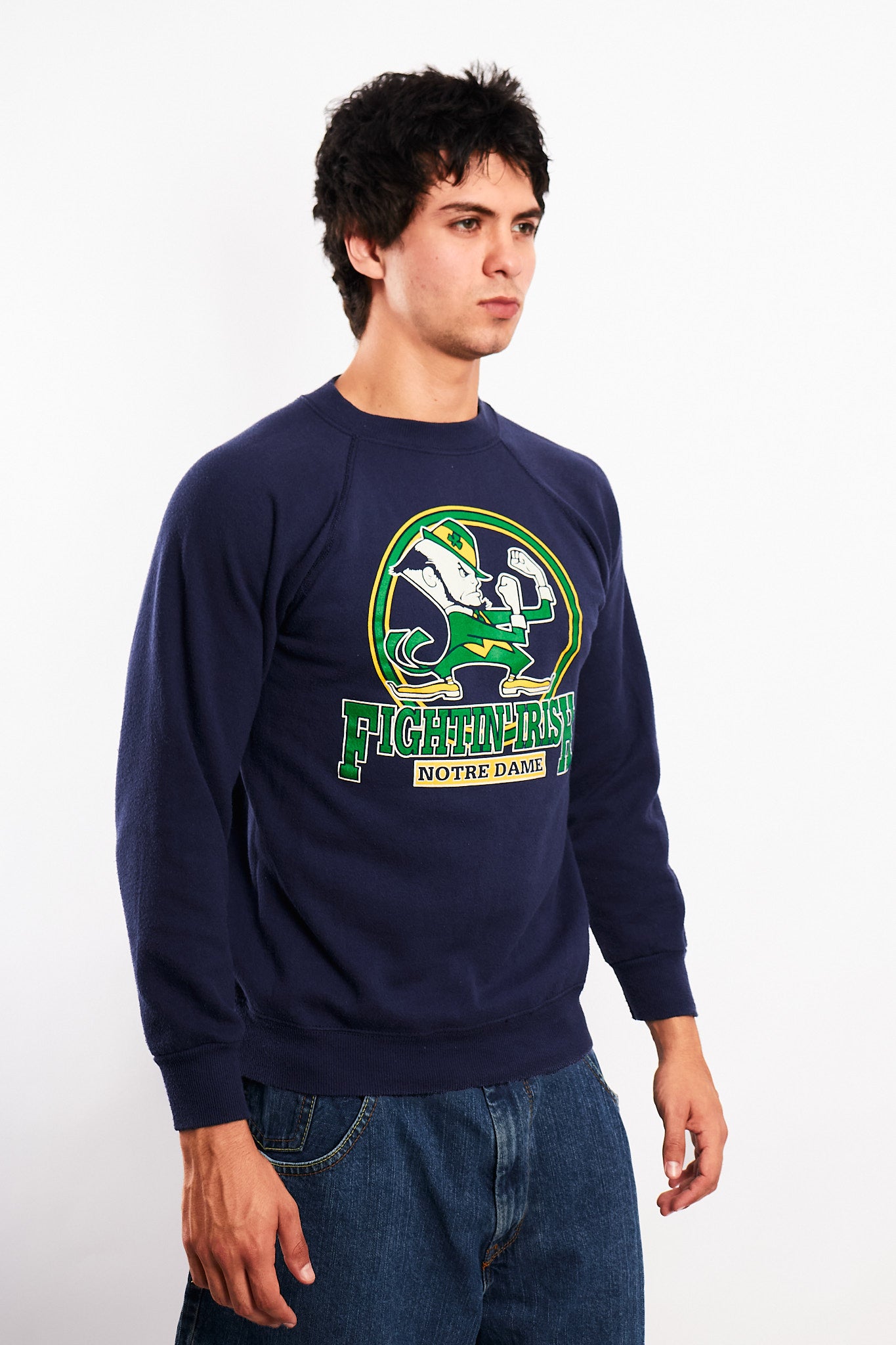 1990 Vintage Notre Dame Fighting Irish Crewneck (S/M)
