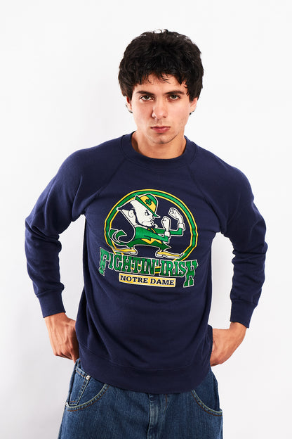 1990 Vintage Notre Dame Fighting Irish Crewneck (S/M)