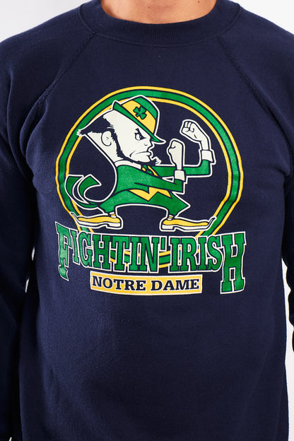 1990 Vintage Notre Dame Fighting Irish Crewneck (S/M)