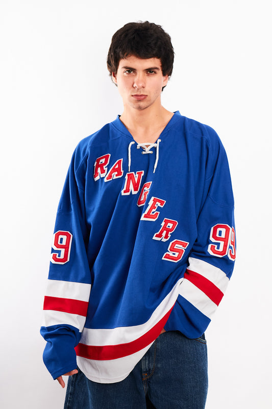 1990 Vintage CCM x NHL Rangers "Gretzky" Hockey Jersey (L/XL)