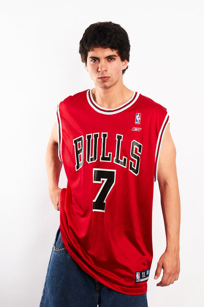 2000 Reebok x NBA Chicago Bulls "Gordon # 7" Jersey (L/XL)