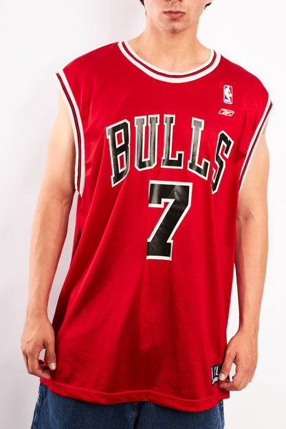 2000 Reebok x NBA Chicago Bulls "Gordon # 7" Jersey (L/XL)