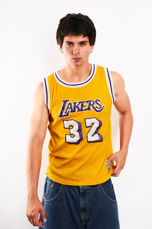 1990 Hardwood Classics NBA LA Lakers "Magic Jhonson" Jersey (S/M)