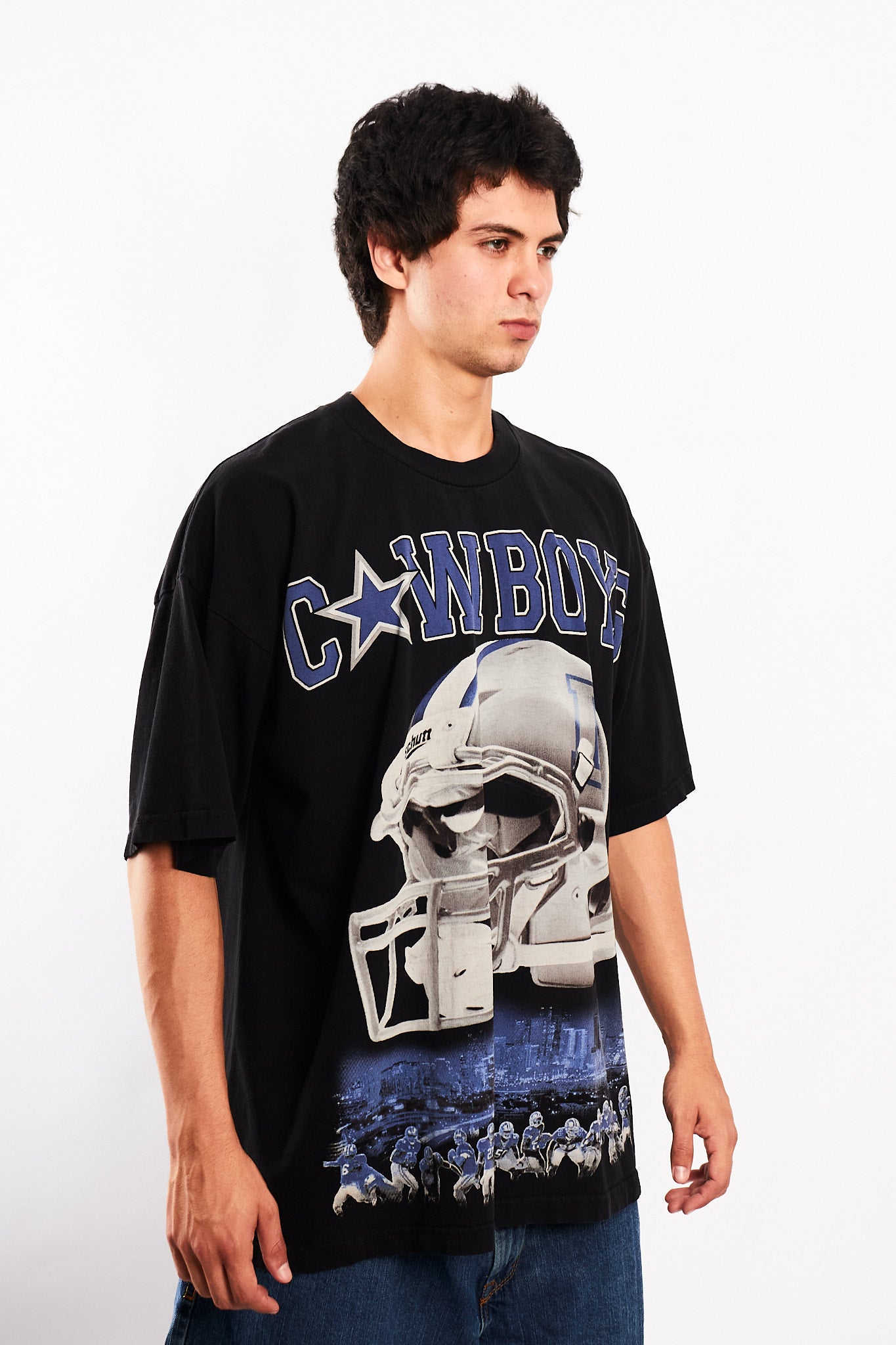 1990 Vintage Pro-Tag NFL Teams Dallas Cowboys Tee (XL)
