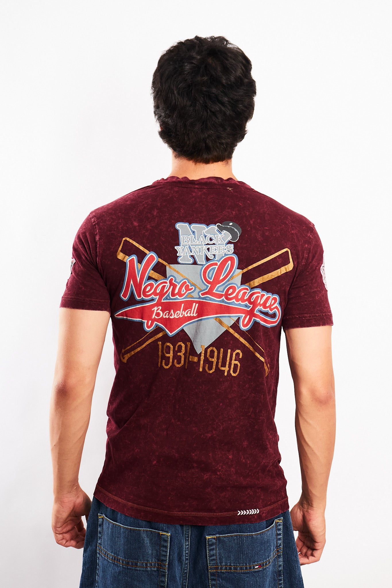 1990 Vintage Rawsports x Negro League Black Yankees Tee (M)