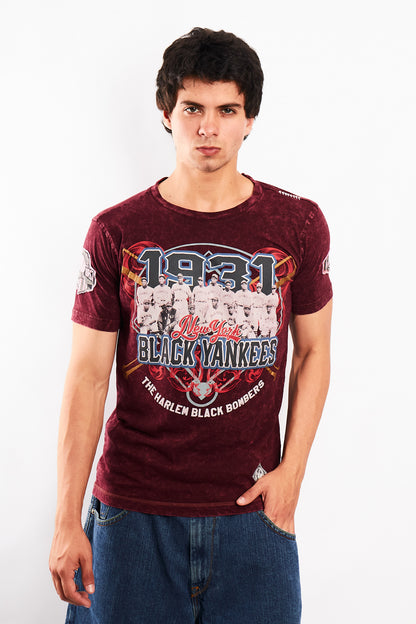 1990 Vintage Rawsports x Negro League Black Yankees Tee (M)