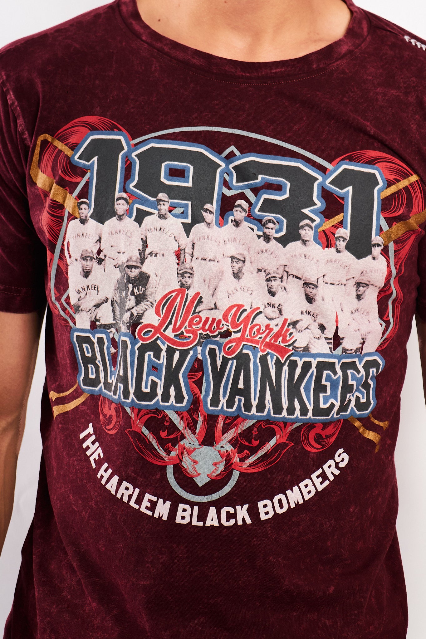 1990 Vintage Rawsports x Negro League Black Yankees Tee (M)