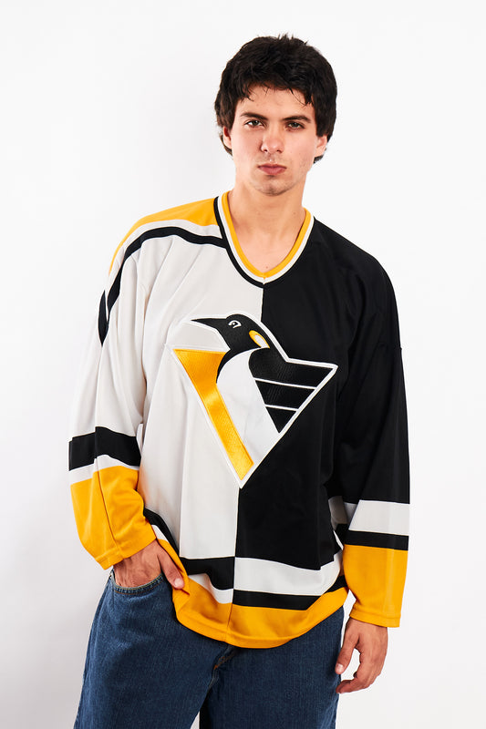 1990 Vintage CCM Pittsburgh Penguins Jersey (M)