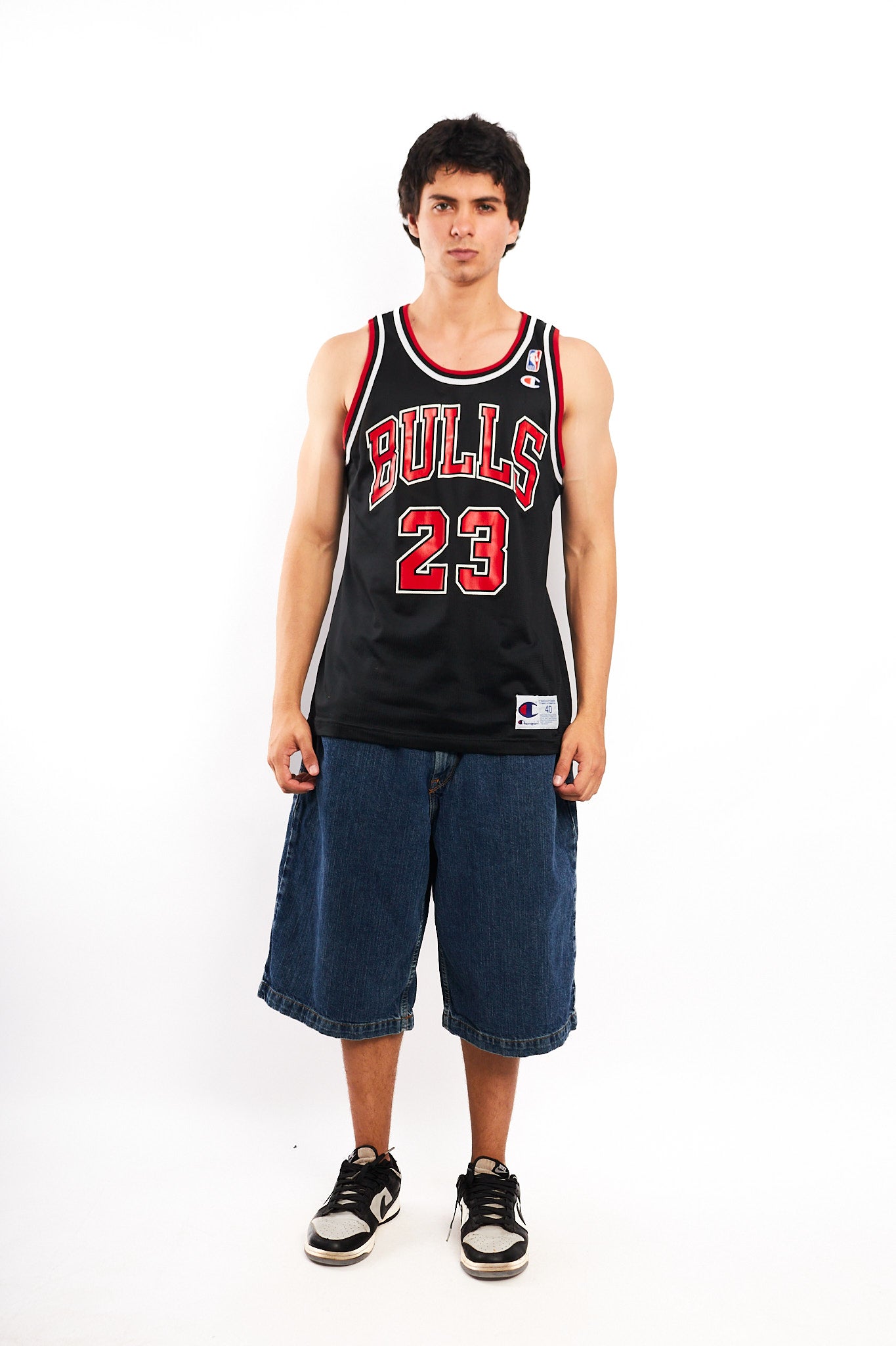 1990 Vintage Champion x NBA Chicago Bulls #23 Jordan Jersey (M)