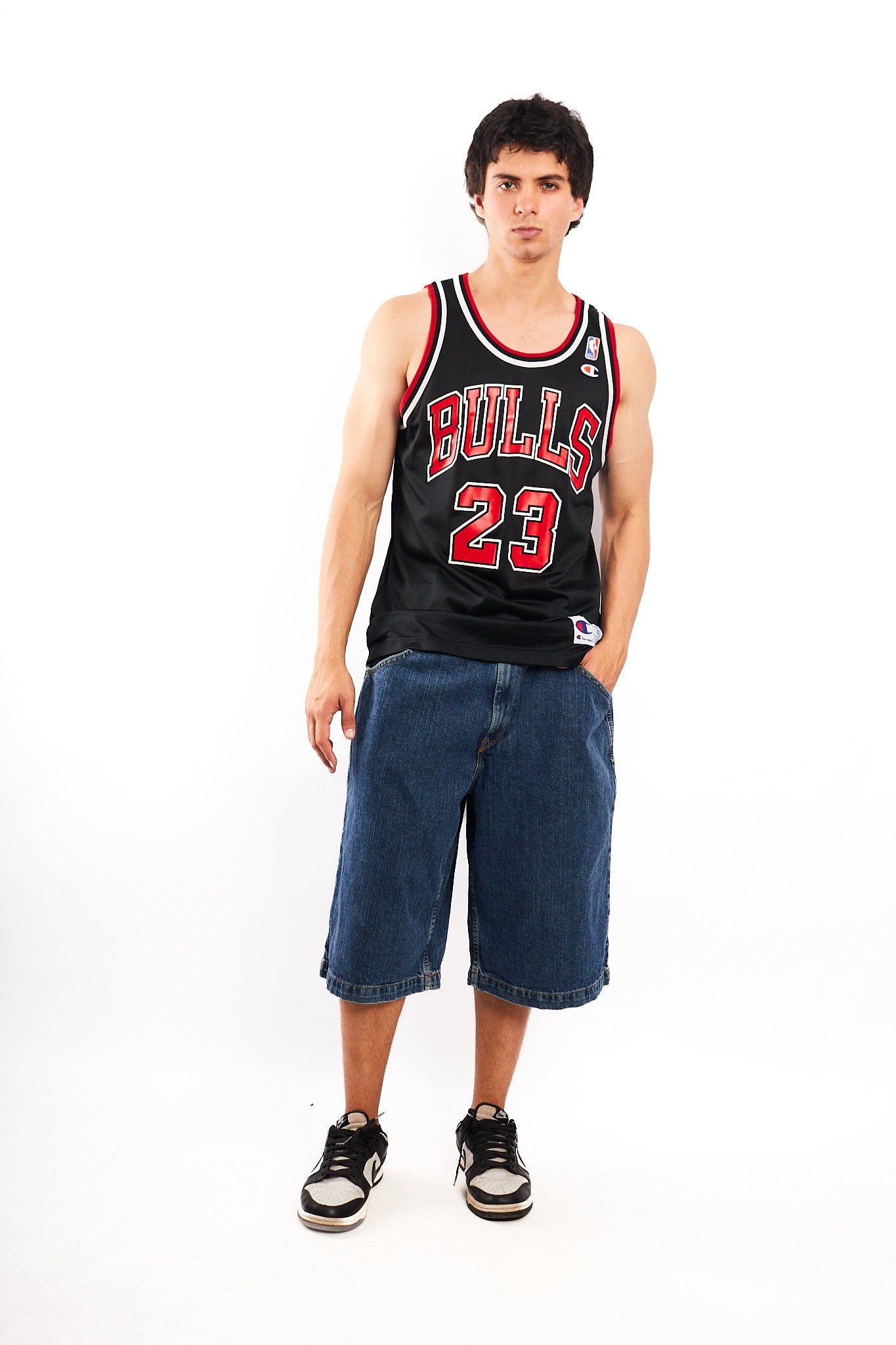 1990 Vintage Champion x NBA Chicago Bulls #23 Jordan Jersey (M