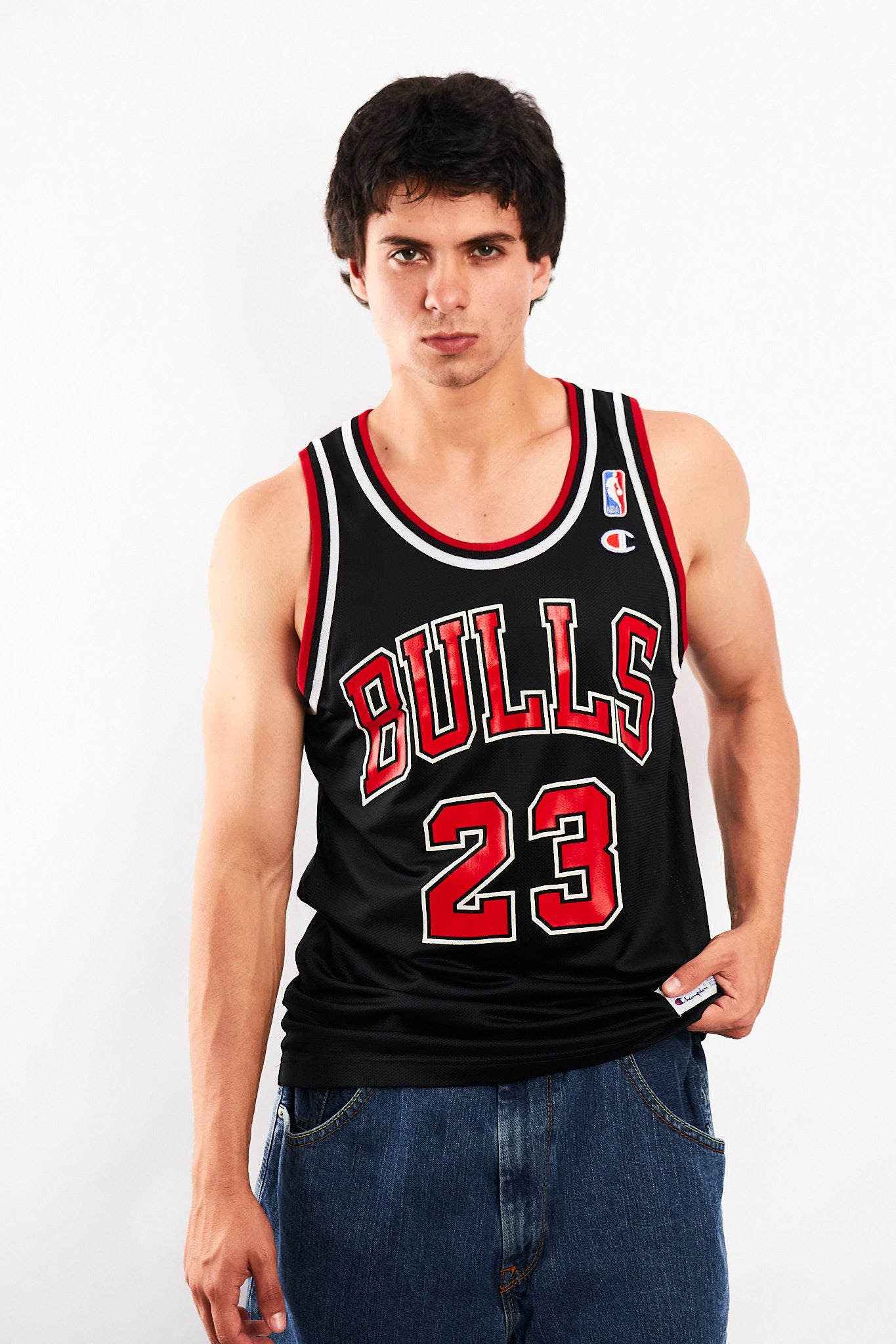 1990 Vintage Champion x NBA Chicago Bulls #23 Jordan Jersey (M