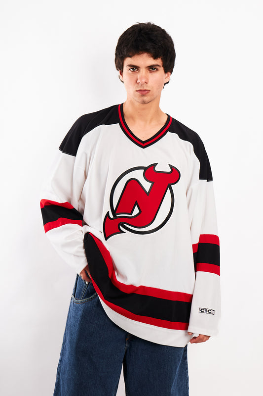 1990 Vintage CCM x NHL New Jersey Devils Jersey (L/XL)