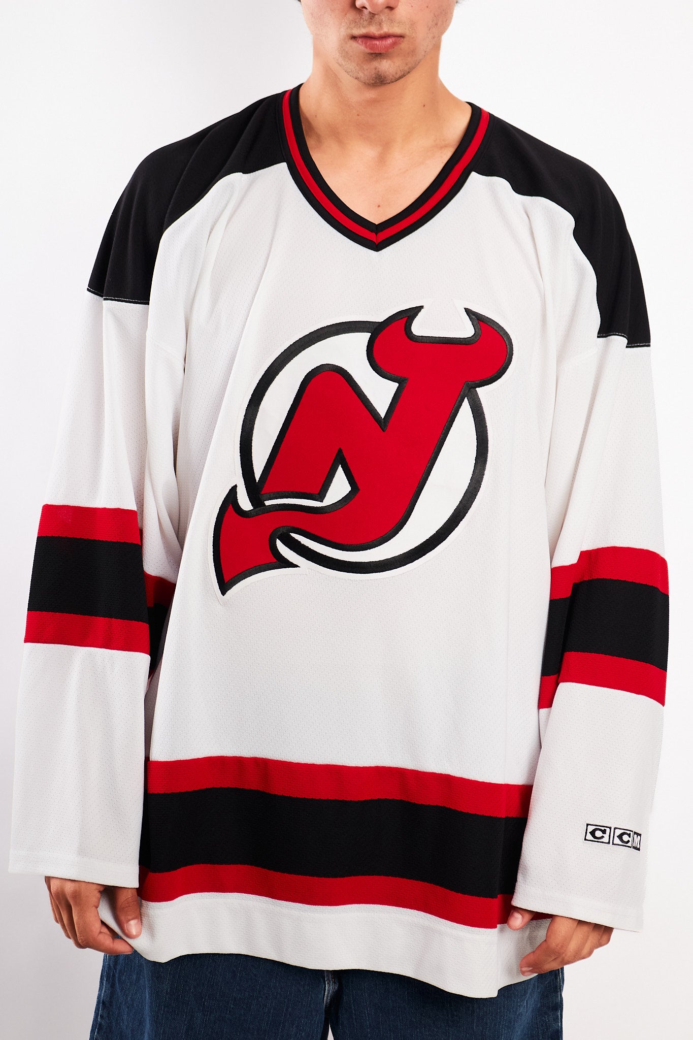 1990 Vintage CCM x NHL New Jersey Devils Jersey (L/XL)