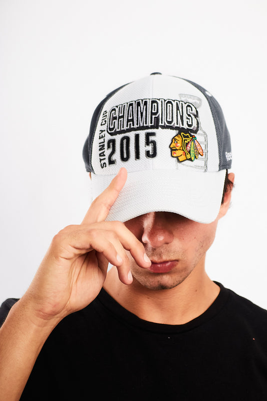2015 Reebok NHL Chicago Blackhawks Stanley Cup Cap