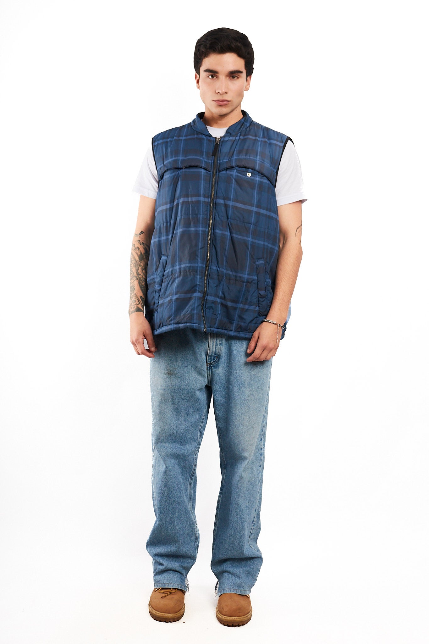2000 Chaps Tartan Vest (L/XL)