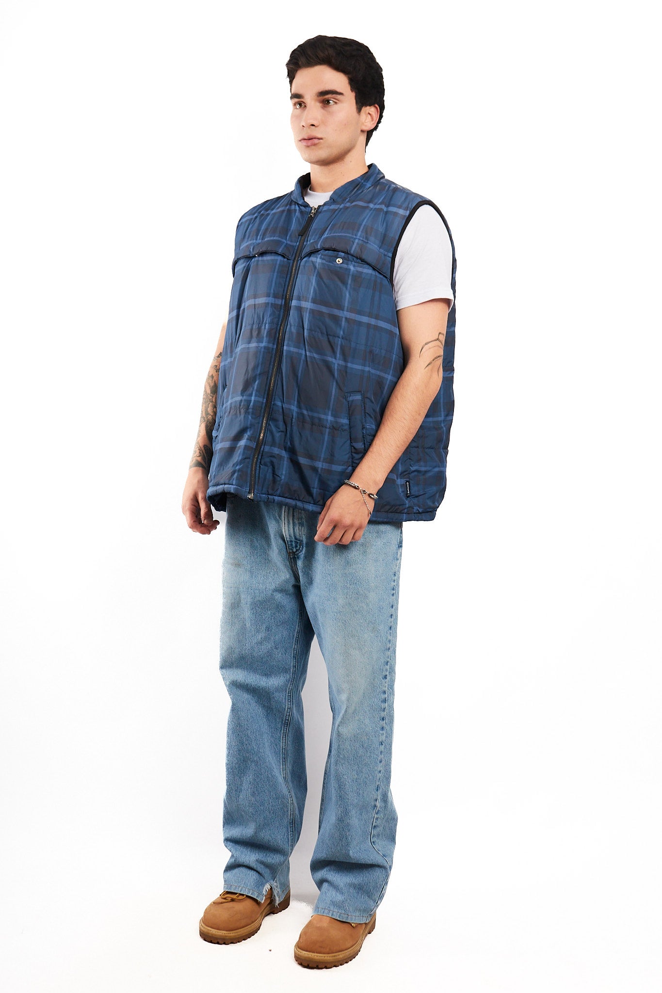 2000 Chaps Tartan Vest (L/XL)
