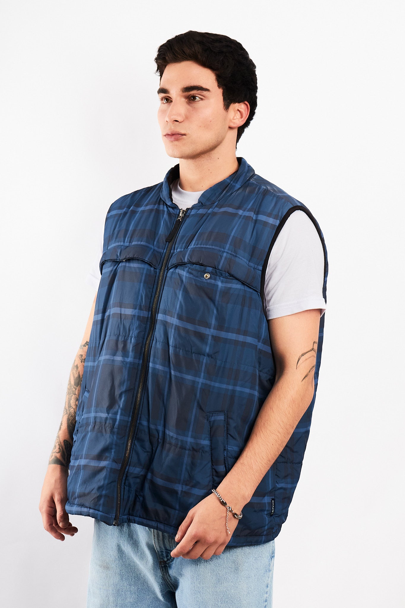 2000 Chaps Tartan Vest (L/XL)