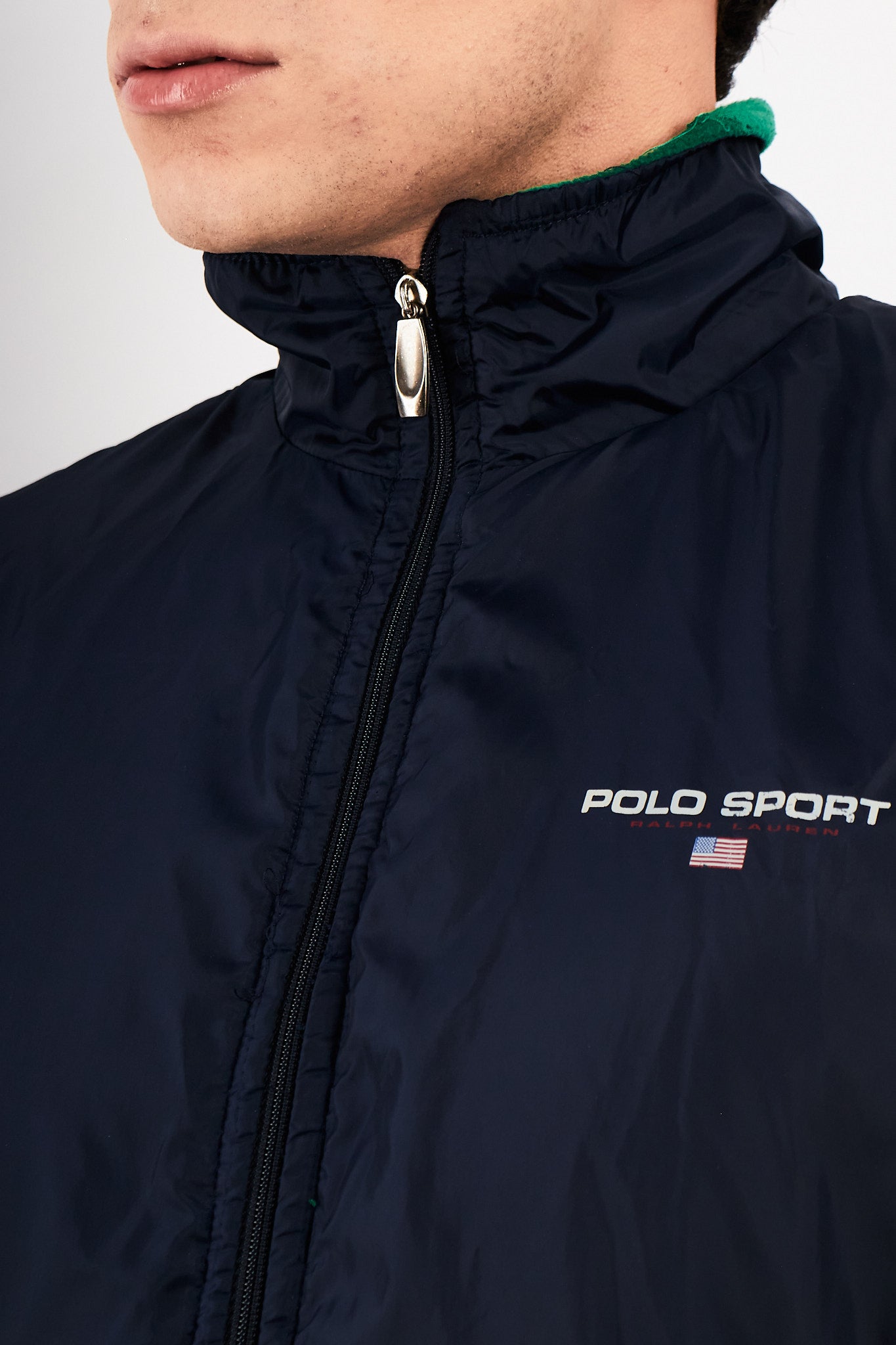 1990s Vintage Polo Sport Ralph Lauren Big Logo Jacket (M)
